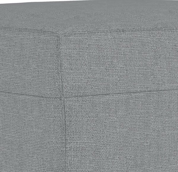 3dílná sedací souprava s poduškami světle šedá textil 3201576