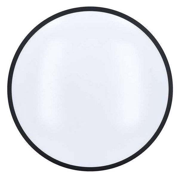 LED stropní světlo s dálkovým ovládáním Laskos nastavitelné - průměr 39 cm, černá