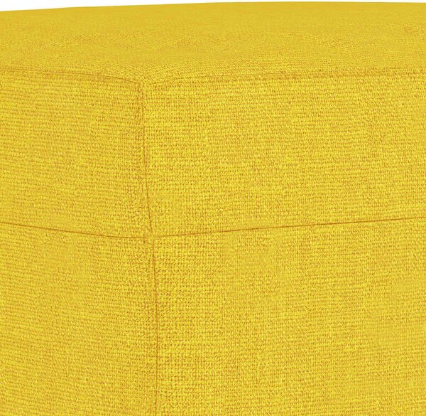3dílná sedací souprava světle žlutá textil 3201911