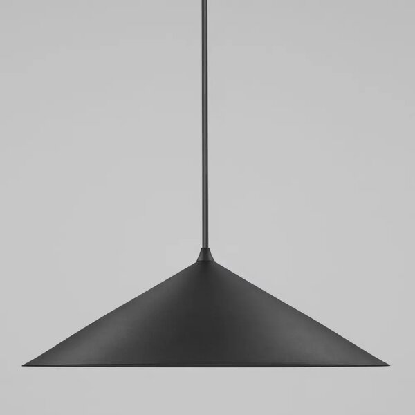 Nova Luce Černé kovové závěsné LED světlo Dario 40 cm
