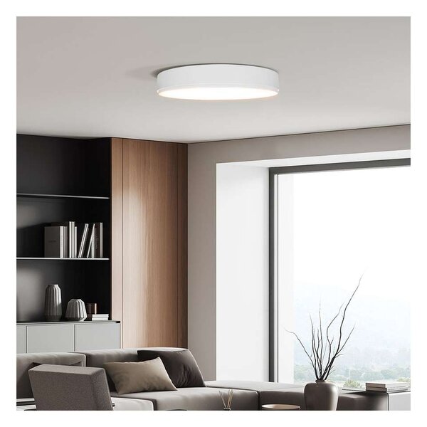LED stropní světlo s dálkovým ovládáním Lecce nastavitelné, 2160 lm - průměr 30 cm, bílá