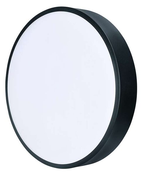 LED stropní světlo s dálkovým ovládáním Lecce nastavitelné, 2300 lm - průměr 30 cm, černá