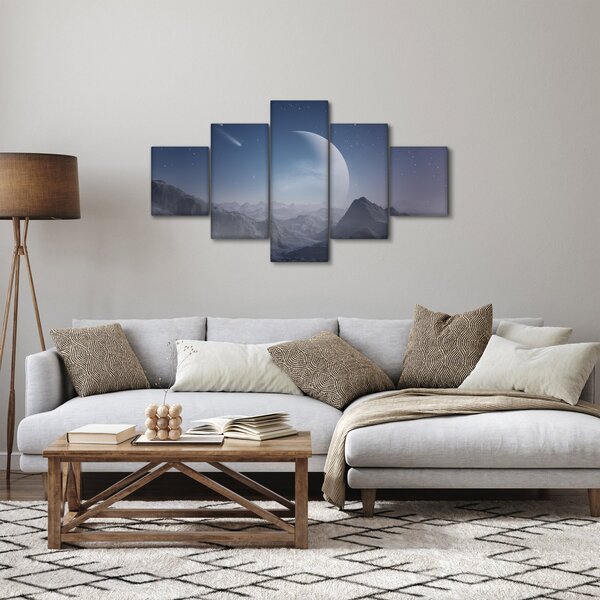 Obraz - Nebe nad skalami (125x70 cm)