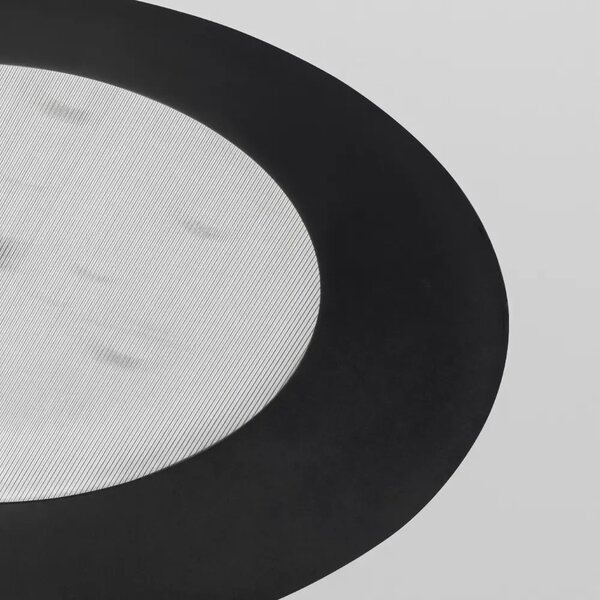 Nova Luce Černé kovové závěsné LED světlo Dario 40 cm