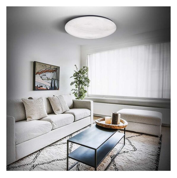 LED stropní světlo s dálkovým ovládáním Star - průměr 37 cm, bílá