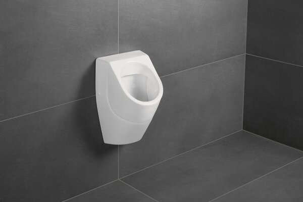 Villeroy & Boch O.novo - Odsávací pisoár bez poklopu, Rimless, alpská bílá 75240001