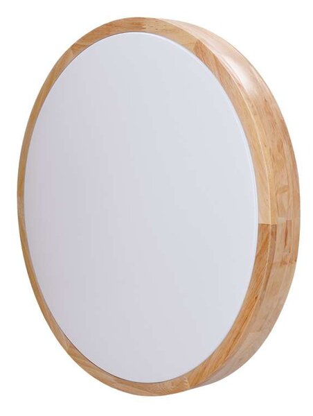 LED stropní světlo s dálkovým ovládáním Solid Oak nastavitelné - průměr 39 cm, hnědá