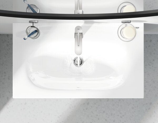 GROHE Plus - Páková umyvadlová baterie, velikost M, supersteel 23871DC3