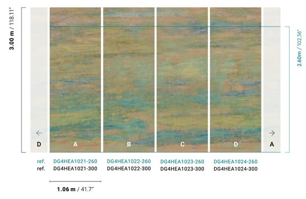 Abstraktní vliesová fototapeta na zeď, DG4HEA1022-260, Wall Designs IV, Khroma by Masureel