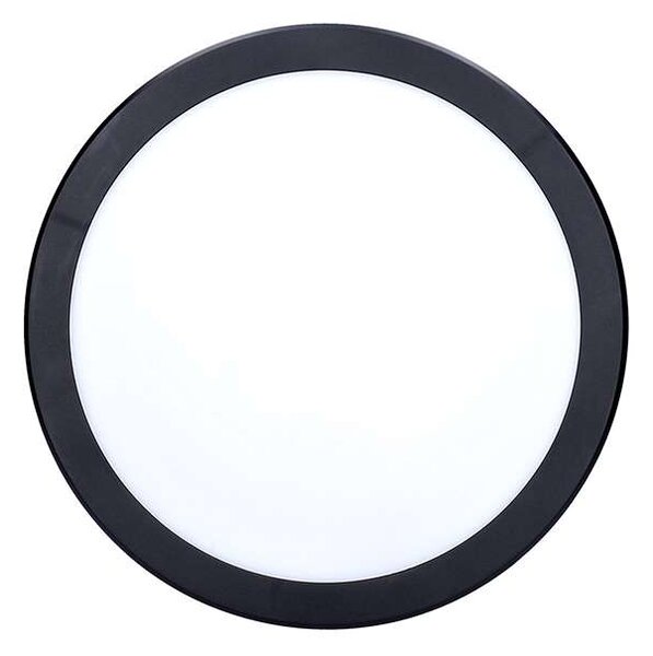 LED stropní světlo WO820 nastavitelné - průměr 30 cm, černá
