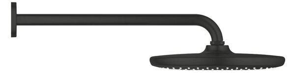 GROHE Tempesta 250 Professional - Hlavová sprcha, 1 proud, set se sprchovým ramenem 380 mm, černá matná 266682430