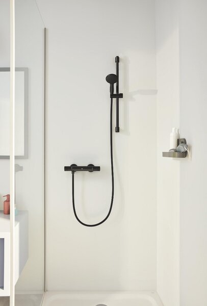 GROHE Precision Start - Termostatická sprchová baterie, černá matná 345952430