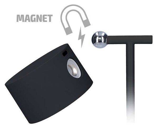 LED univerzální lampička WO68 nabíjecí, černá