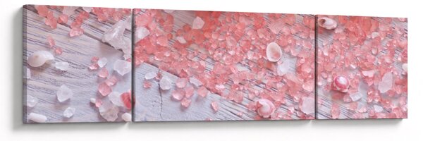 Obraz - Přímořská atmosféra v růžových odstínech (170x50 cm)