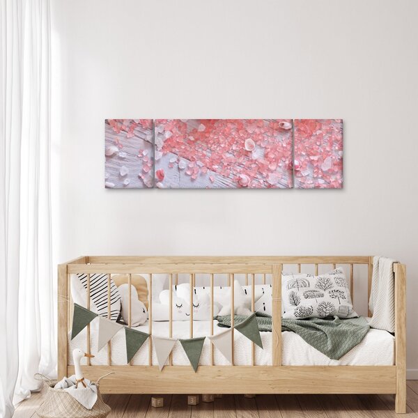 Obraz - Přímořská atmosféra v růžových odstínech (170x50 cm)