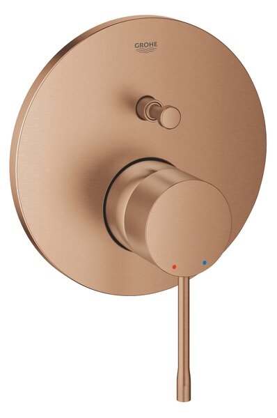 GROHE Essence Professional - Páková podomítková baterie se 2 směrným přepínačem, kartáčovaný Warm Sunset 24167DL1
