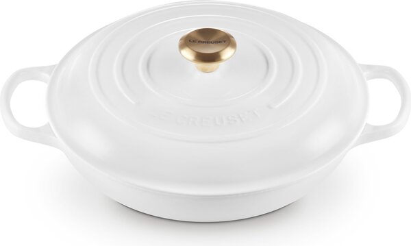 Hrnec Gourmet Signature nízký 30 cm bílý