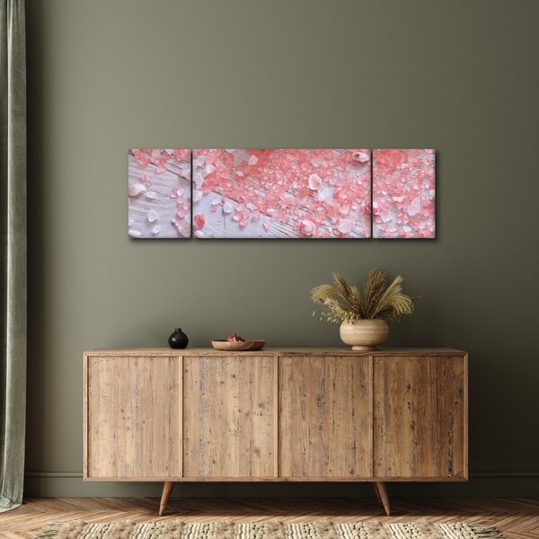Obraz - Přímořská atmosféra v růžových odstínech (170x50 cm)