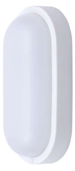 LED venkovní světlo WO744 - ovál 21 x 10,4 cm, bílá
