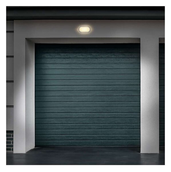 LED venkovní světlo WO744 - ovál 21 x 10,4 cm, šedá
