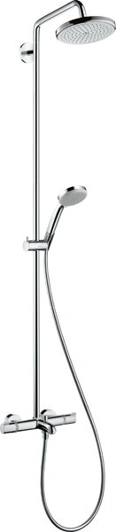 Hansgrohe Croma - Showerpipe 220 1jet s vanovým termostatem, chrom 27223000