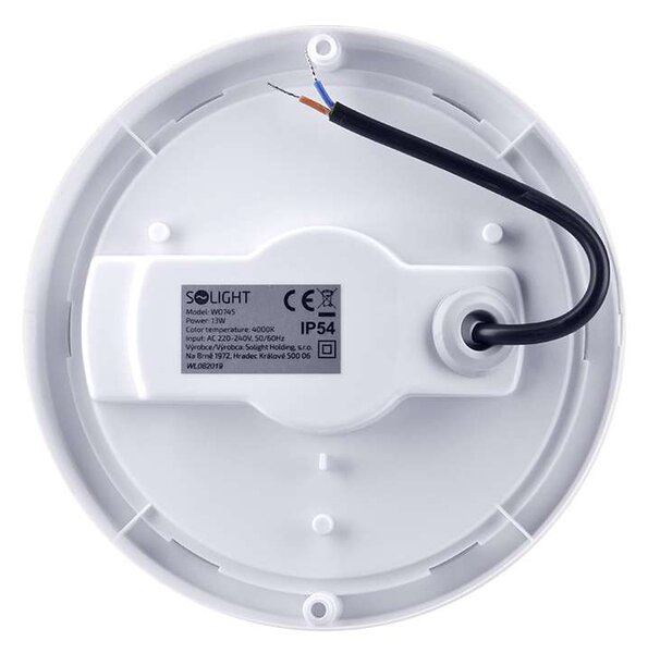 LED venkovní světlo WO745 - kruh 17 cm, bílá