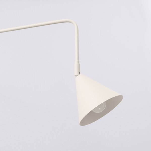 Krémové nástěnné svítidlo do zásuvky ø 14 cm Zylo – Sollux