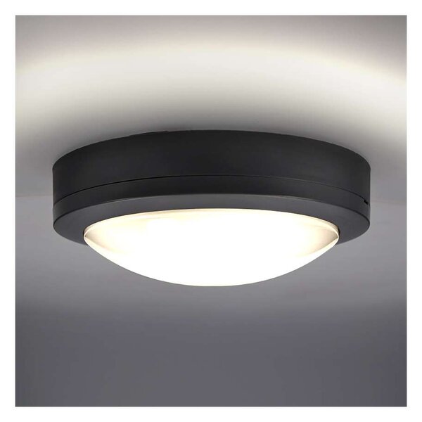 LED venkovní světlo WO746 Siena - kruh 17 cm, šedá