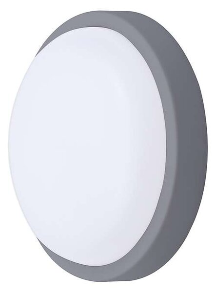 LED venkovní světlo WO745 - kruh 17 cm, šedá
