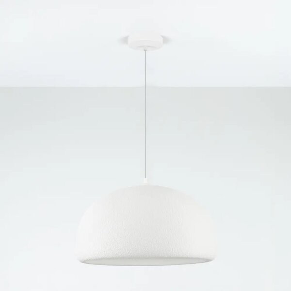 LÉTO -15% Nova Luce Bílé závěsné světlo Davo 43 cm