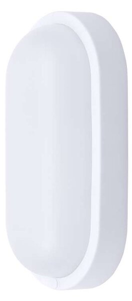 LED venkovní světlo WO749 - ovál 26 x 13,5 cm, bílá