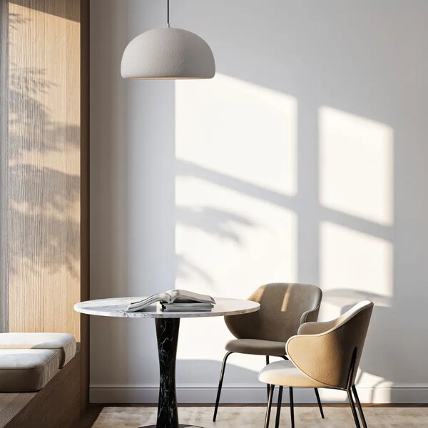 LÉTO -15% Nova Luce Šedé závěsné světlo Davo 43 cm