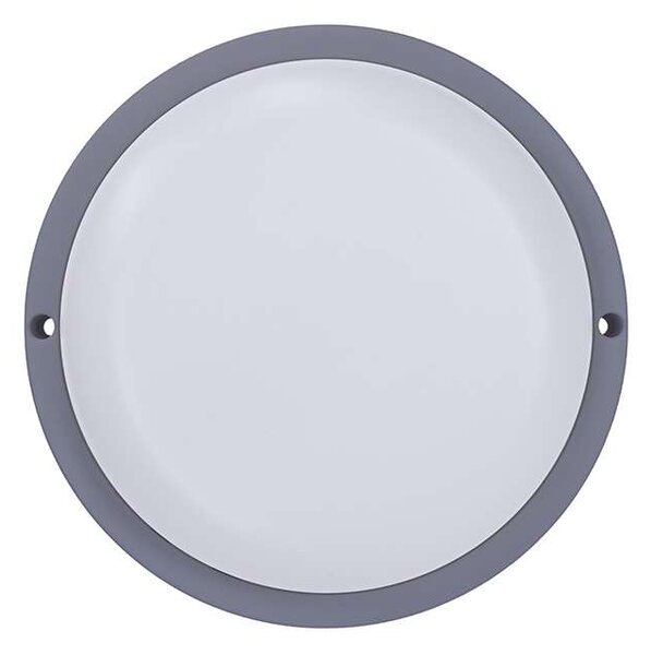 LED venkovní světlo WO745 - kruh 17 cm, šedá