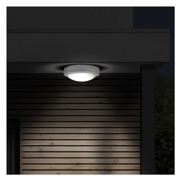 LED venkovní světlo WO746 Siena - kruh 17 cm, bílá