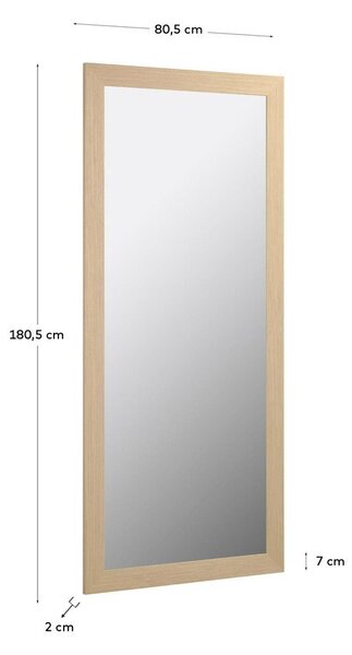 Nástěnné zrcadlo 80,5x180,5 cm Yvaine – Kave Home