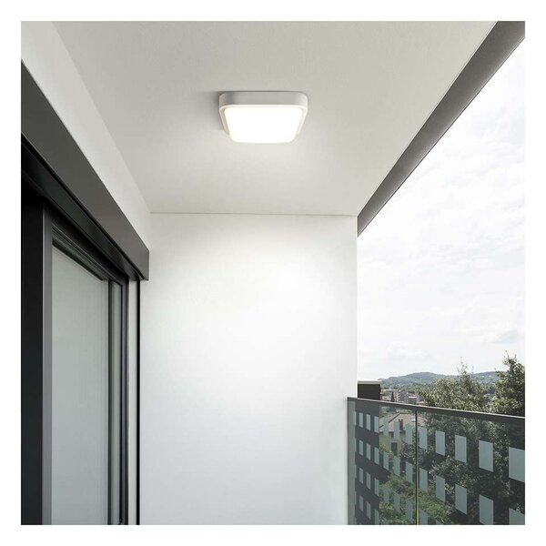 LED venkovní světlo WO751 - čtverec 16 x 16 cm, bílá