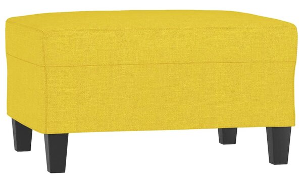 4dílná sedací souprava s polštáři světle žlutá textil 3201645