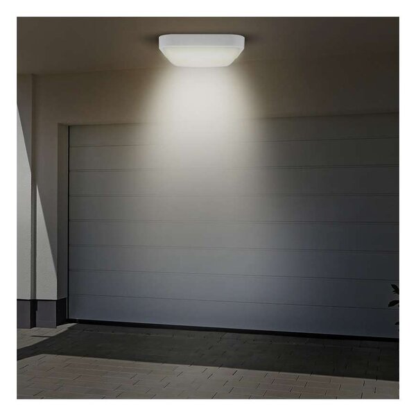 LED venkovní světlo WO751 - čtverec 16 x 16 cm, bílá