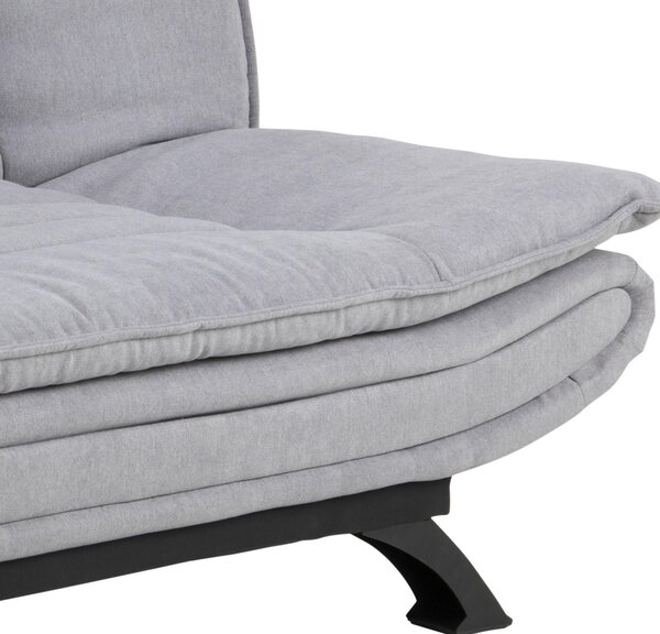 ROZKLÁDACÍ POHOVKA, textil, světle šedá Carryhome - Rozkládací sedačky