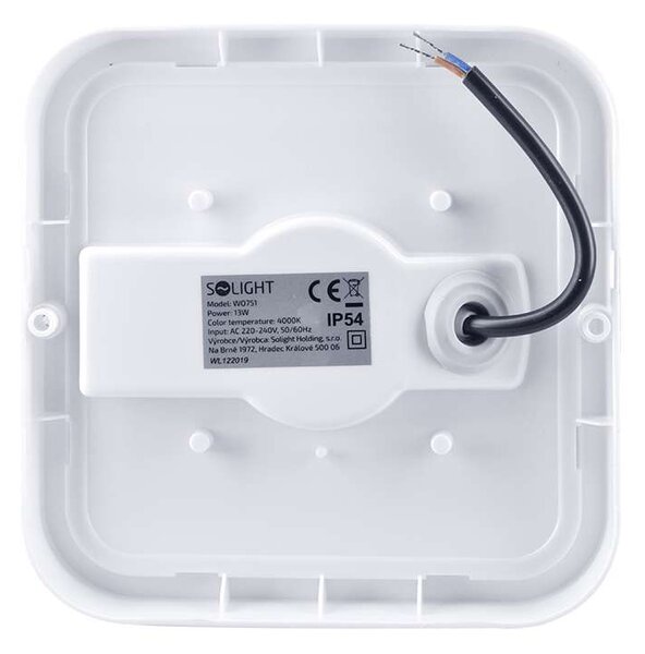 LED venkovní světlo WO751 - čtverec 16 x 16 cm, bílá