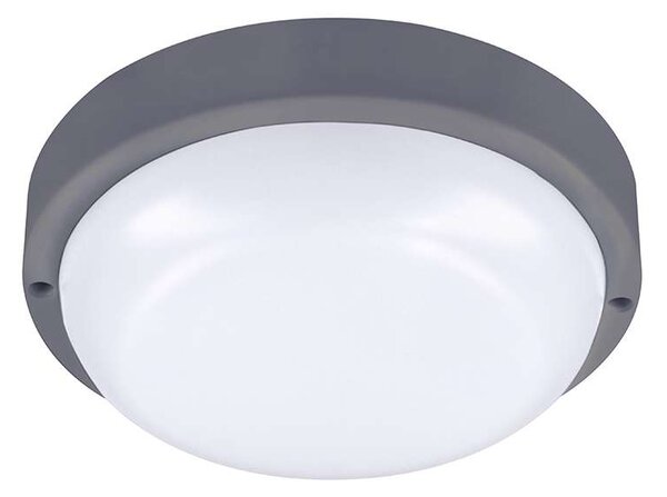 LED venkovní světlo WO750 - kruh 20 cm, šedá