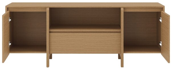 Somcasa Dubový TV stolek Pacific 160 x 43 cm se zásuvkou