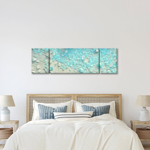 Obraz - Přímořská atmosféra v tyrkysových odstínech (170x50 cm)