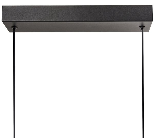 LED závěsná lampa CANDELERO s dálkovým ovládáním Černá