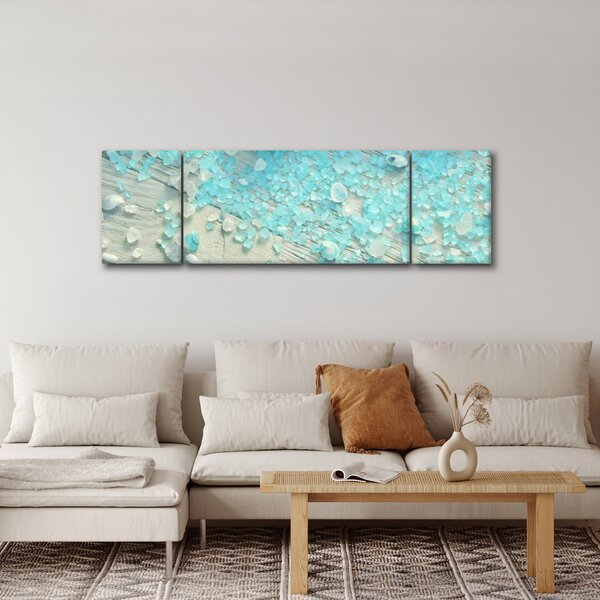Obraz - Přímořská atmosféra v tyrkysových odstínech (170x50 cm)
