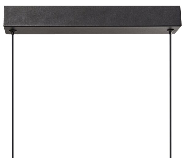 LED závěsná lampa ARENAS s dálkovým ovládáním Černá