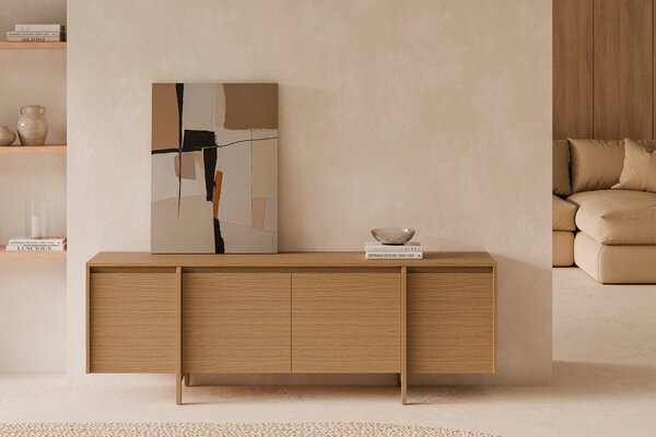 LÉTO -15% Somcasa Dubový TV stolek Pacific 180 x 43 cm