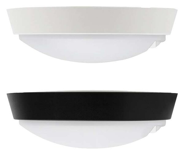 LED venkovní světlo WO780-2 se senzorem - kruh 22 cm, 2 kryty, černá / bílá