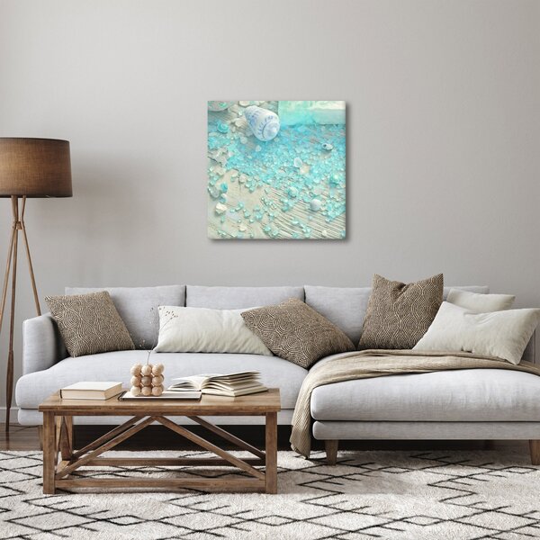 Obraz - Přímořská atmosféra v tyrkysových odstínech (30x30 cm)