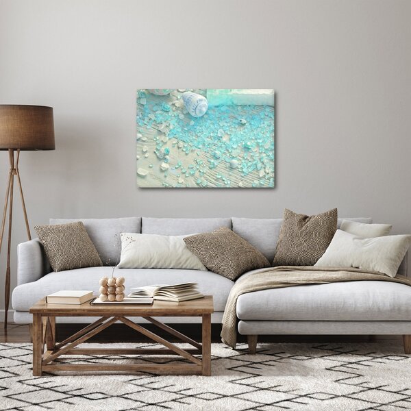 Obraz - Přímořská atmosféra v tyrkysových odstínech (70x50 cm)
